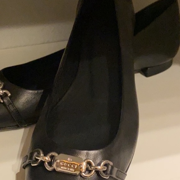 GUCCI BLACK FLATS - Picture 9 of 10